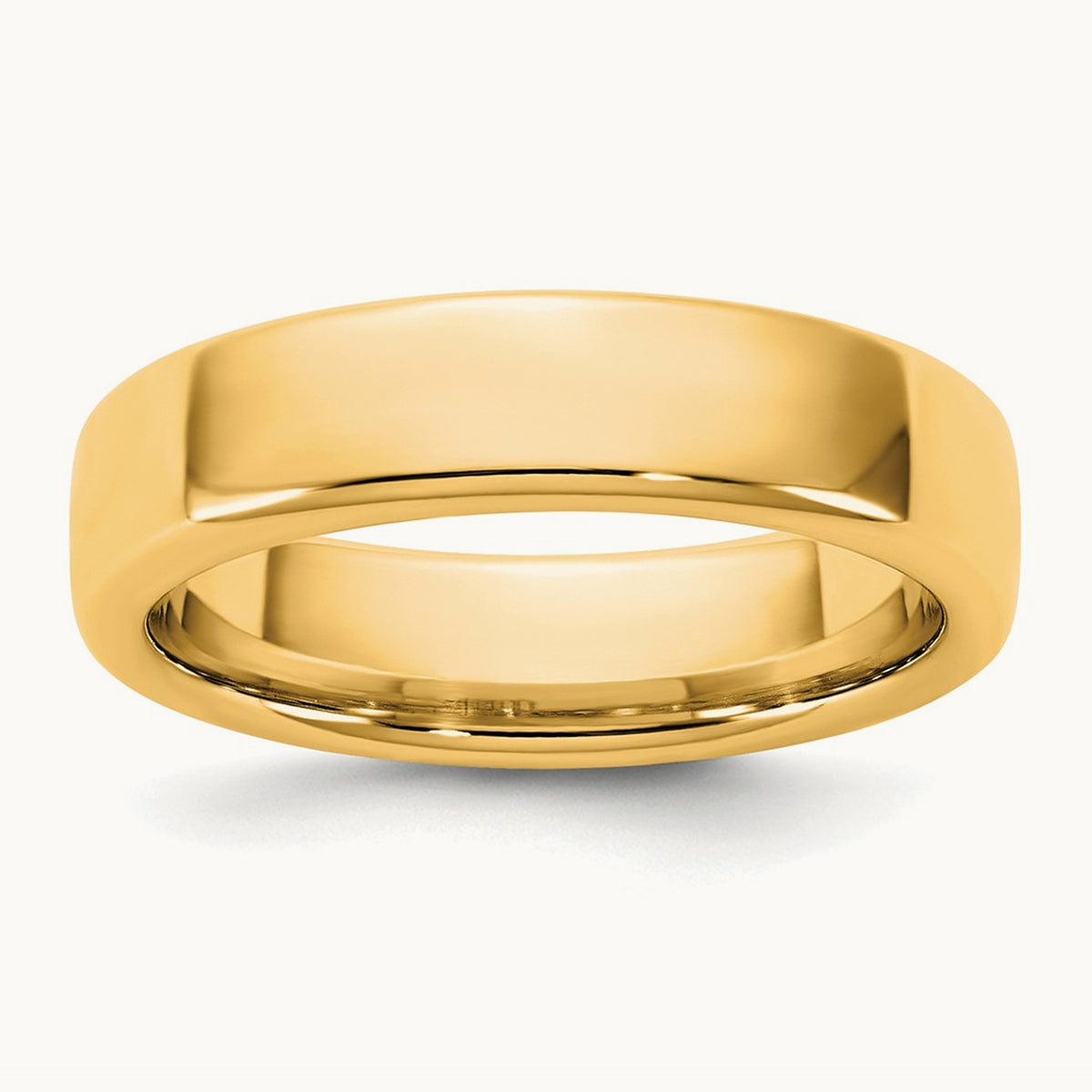 European Comfort Fit Band — 14K Yellow Gold, 5mm