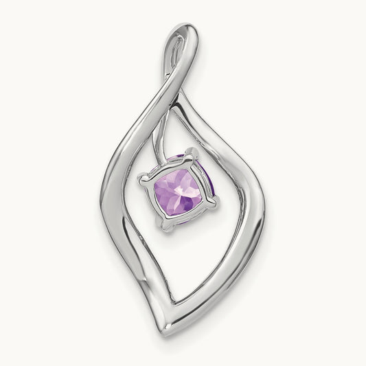 Amethyst and Diamond Pendant — photo set