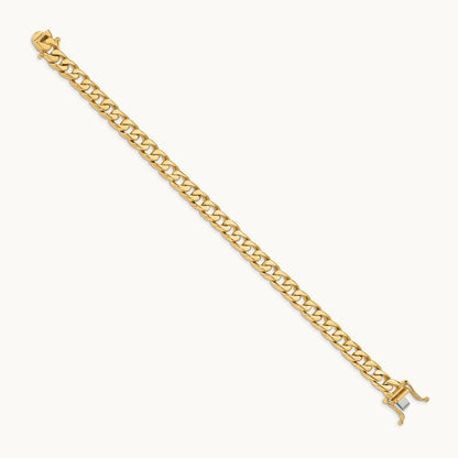 Hand-polished Flat Beveled Curb Chain — 7.5mm