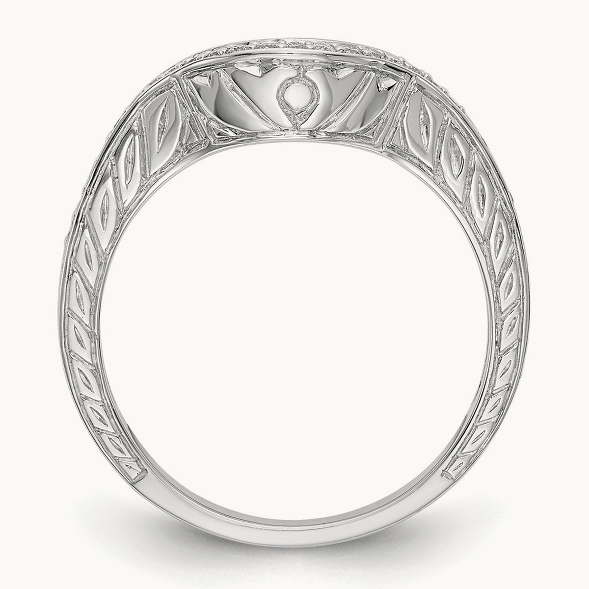 Diamond Band, 14K White Gold