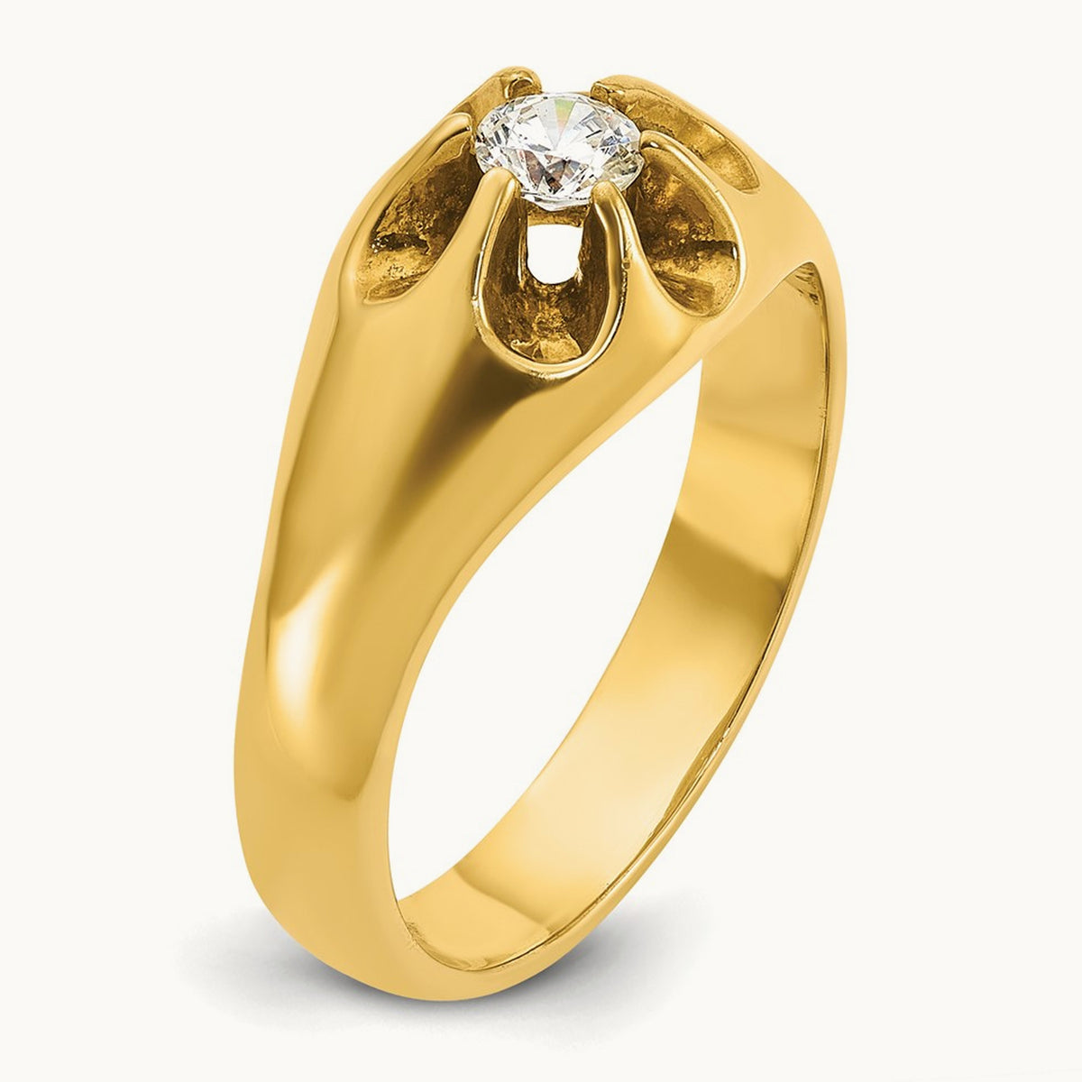 IBGoodman Men's Diamond Complete Ring, 14K