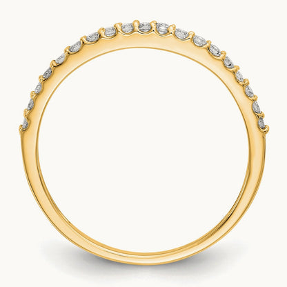 Diamond Band, 0.20 ct tw, 14K Gold — 14K Yellow Gold