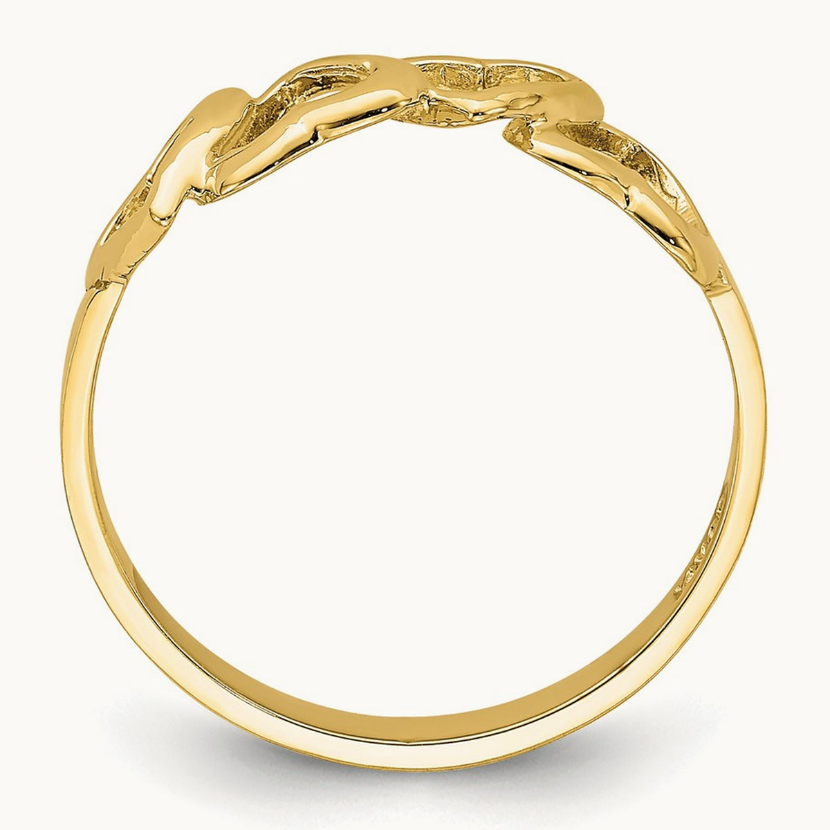 Polished Heart Ring, 14K