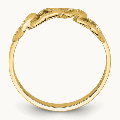 Polished Heart Ring, 14K