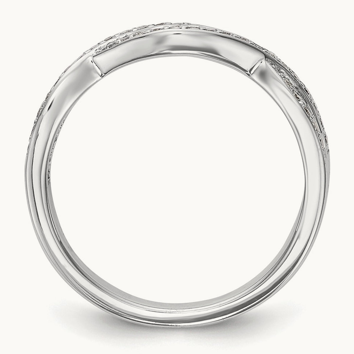 Diamond Band, 14K White Gold