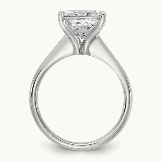 Princess 8X Ring, 3.00 ct tw Lab-Grown Diamond — 14K White Gold