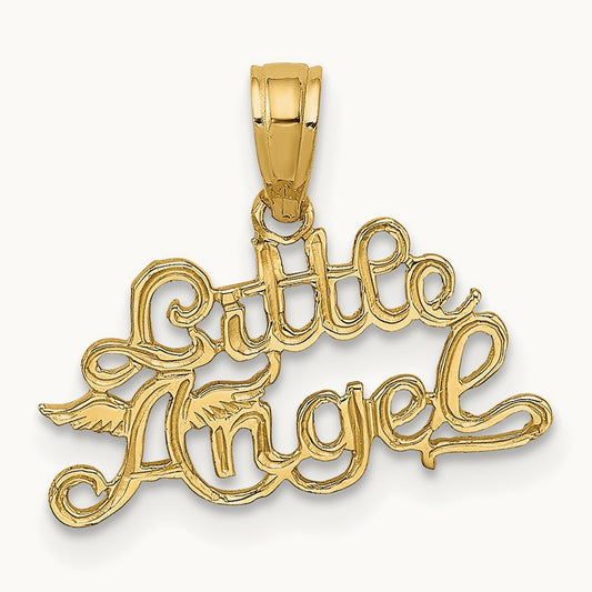 LITTLE ANGEL Charm, 14K