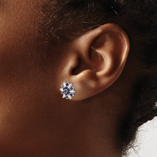 Sapphire and Diamond Earrings — photo set