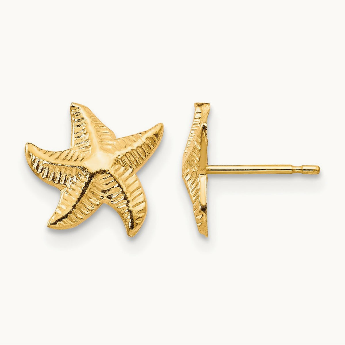Starfish Post Earrings — 10mm