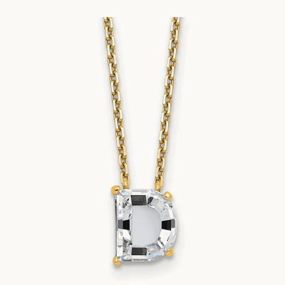 Initial Necklace, 3.00 ct tw Lab-Grown Diamond
