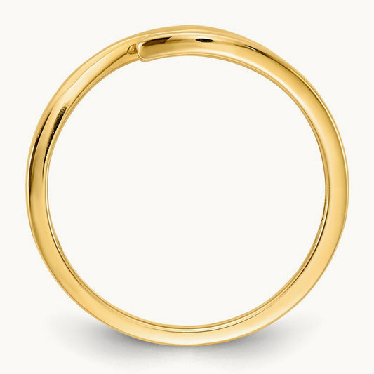 Ruby and Diamond 3-stone Ring, 14K