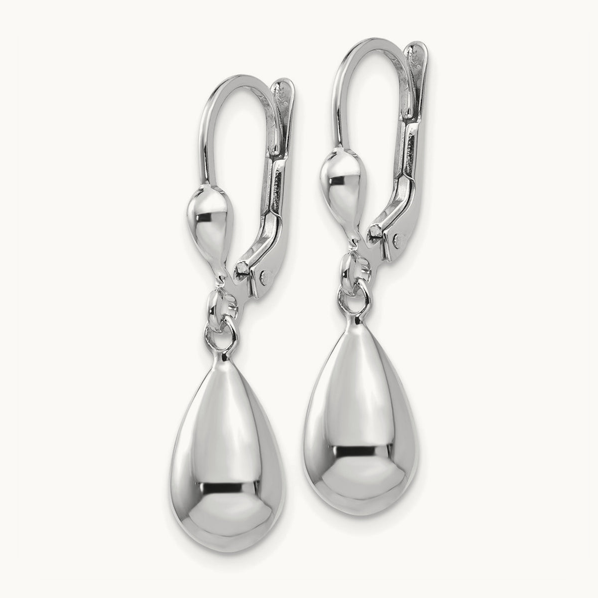 Polished Dangle Leverback Earrings — photo set