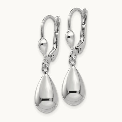 Polished Dangle Leverback Earrings — photo set