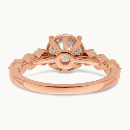 Round Semi-Mount Engagement Ring, 1.50 ct tw