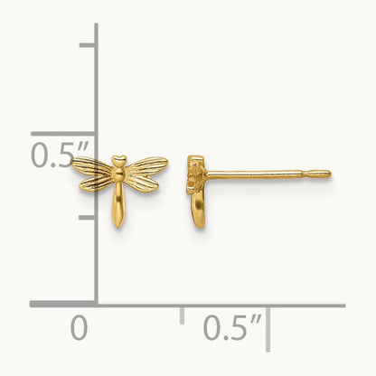 Dragonfly Post Earrings — 5.56mm