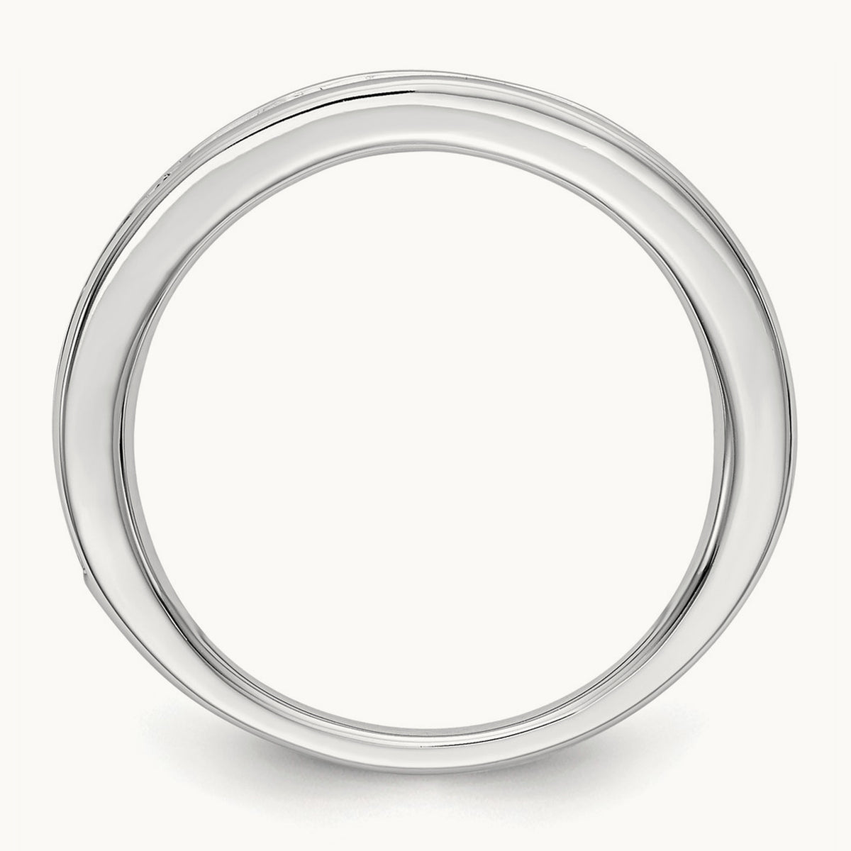 Emerald Band — 14K White Gold
