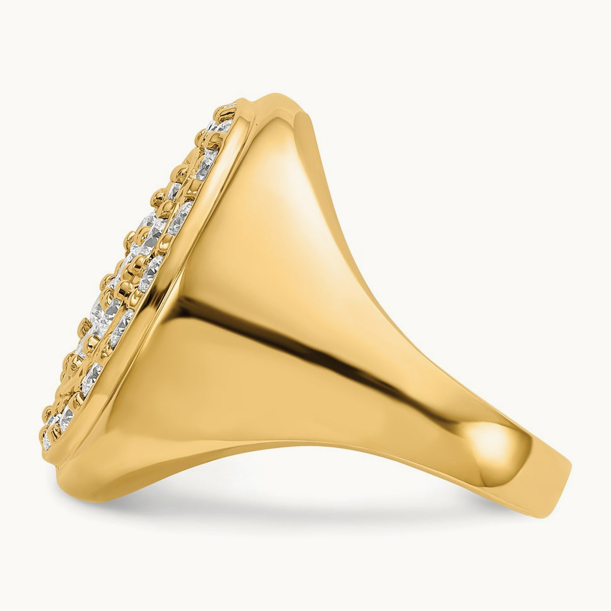 AA Diamond men's ring, 14K
