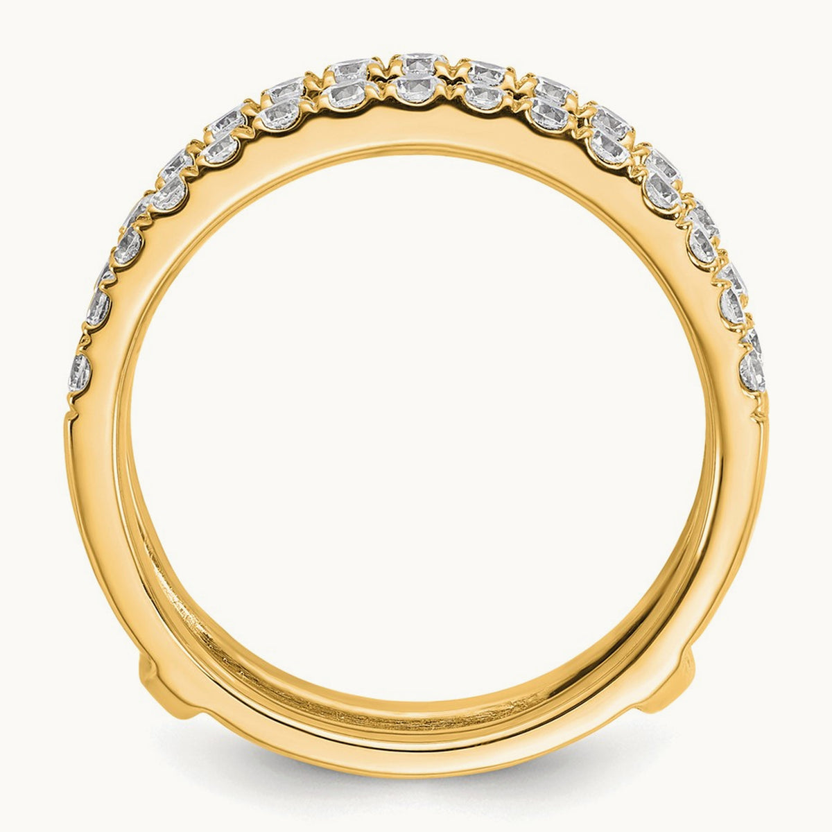 Ring Guard, 0.75 ct tw Lab-Grown Diamond — 14K Yellow Gold