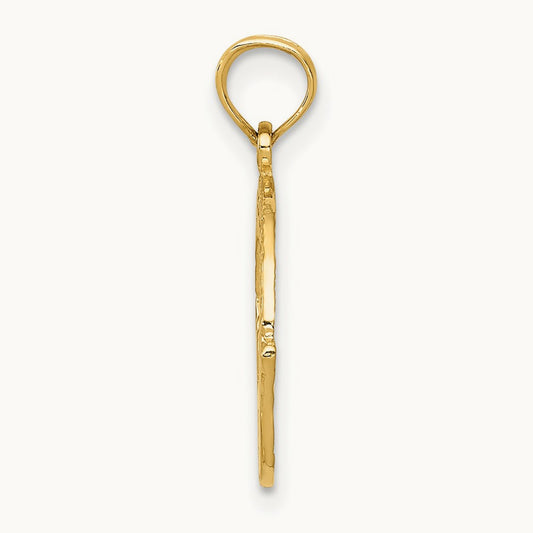 Claddagh Charm, 14K