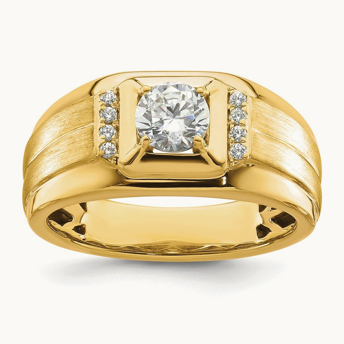 Men's Ring, 1.00 ct tw Lab-Grown Diamond