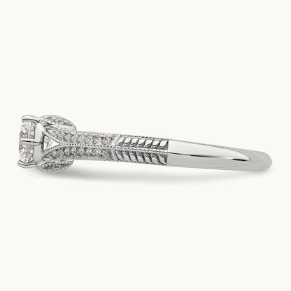 Semi-Mount Engagement Ring, 0.10 ct tw