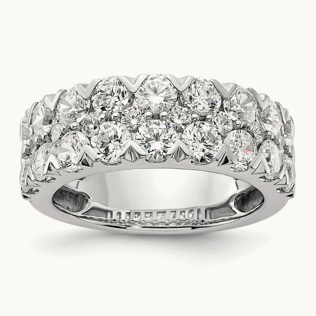 Double Row Band — 2 7/8 ct, 7
