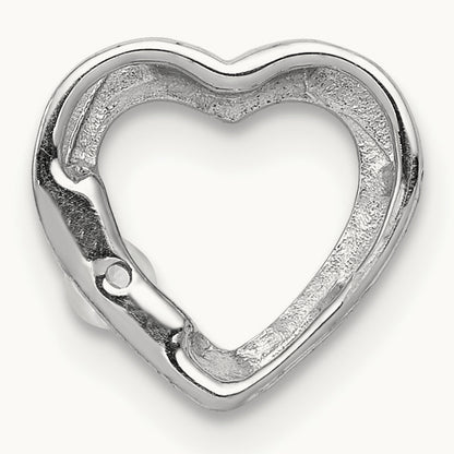 1/20ct. Diamond Heart Chain Slide — photo set