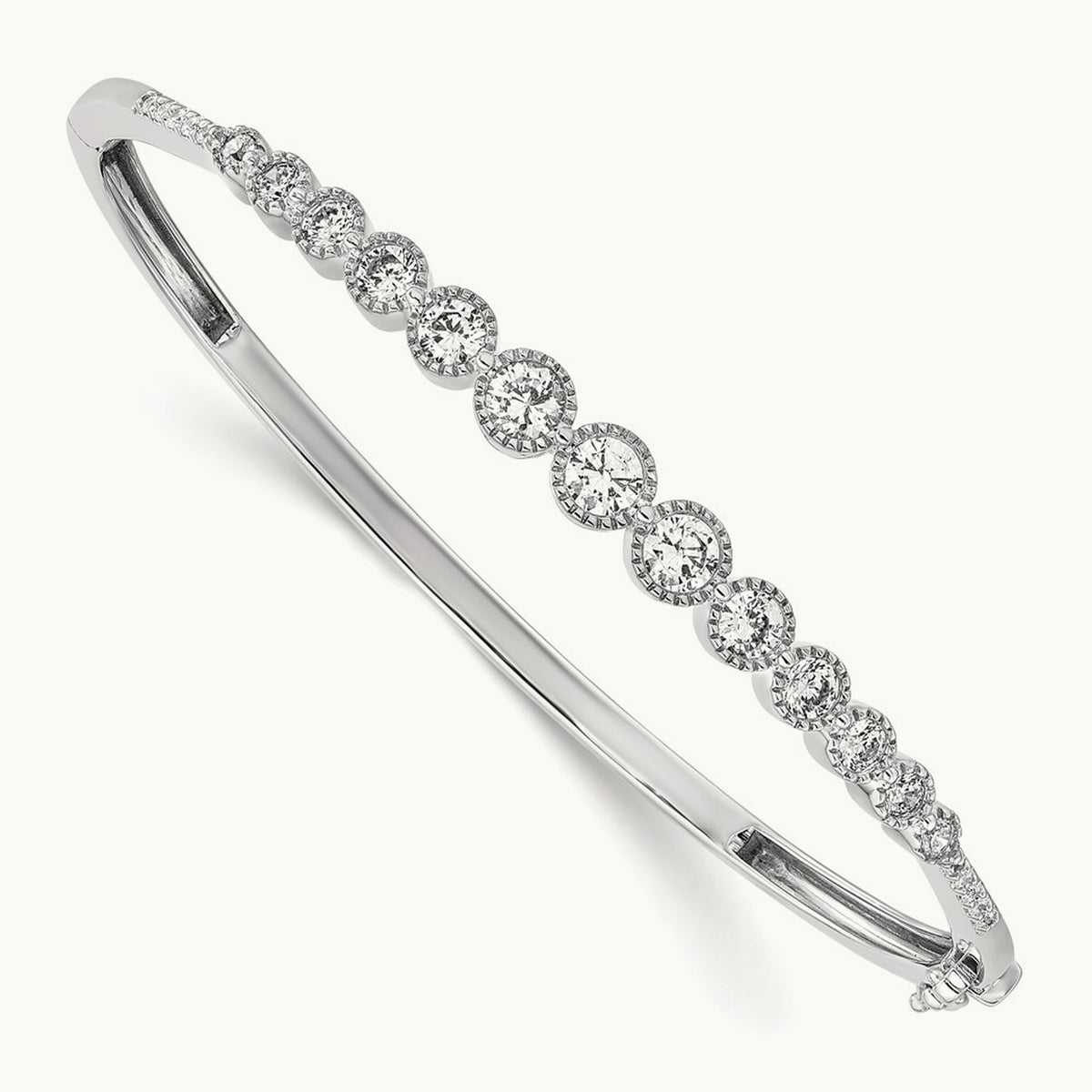 Bangle Bracelet, 1.50 ct tw Lab-Grown Diamond
