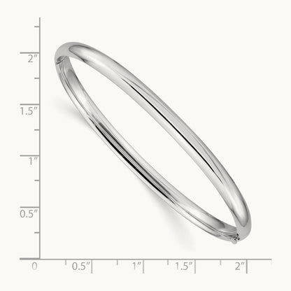 High Polished Hinged Bangle — 5.0mm