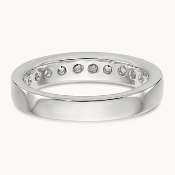 11- Stone Closed Channel Band Mounting, 2.6mm, 14K White Gold