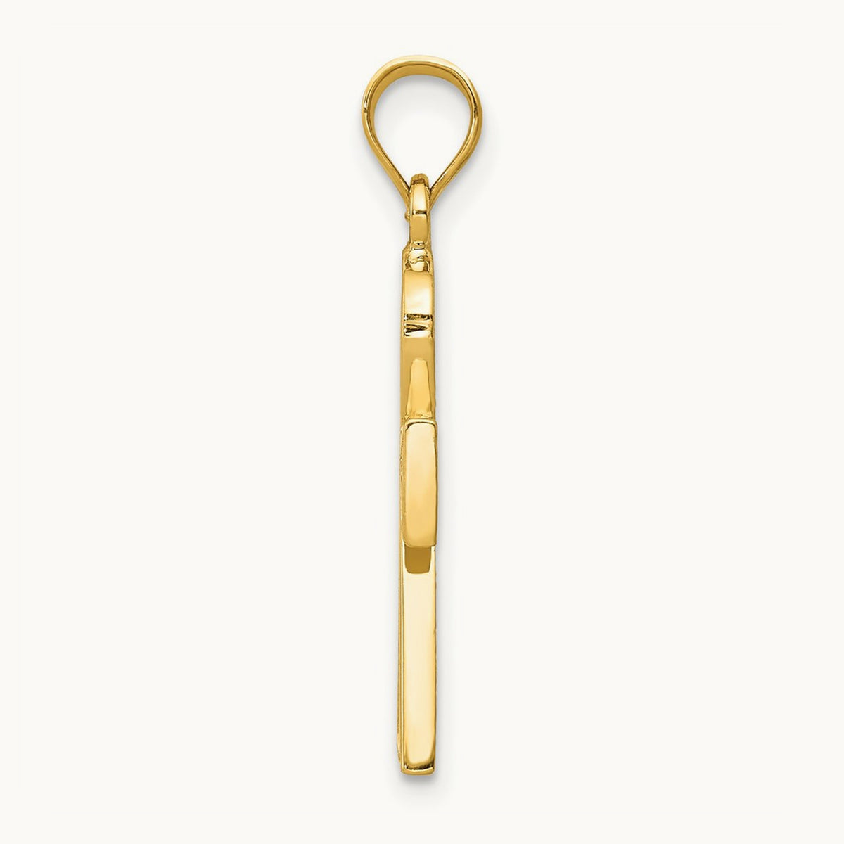 Ankh Cross Charm — 14K Yellow Gold, 27mm