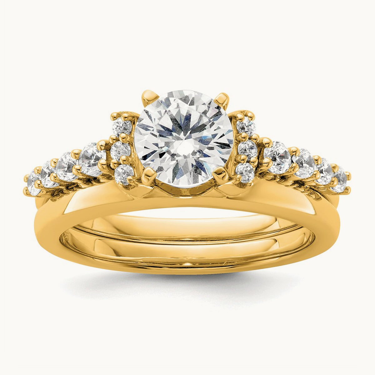 Complete Diamond Wrap Ring, 14K