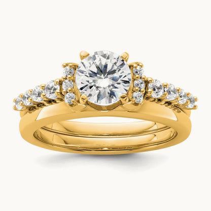 Complete Diamond Wrap Ring, 14K