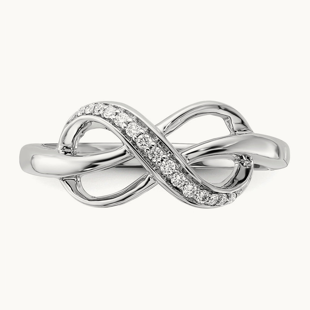 Diamond Infinity Ring — photo set