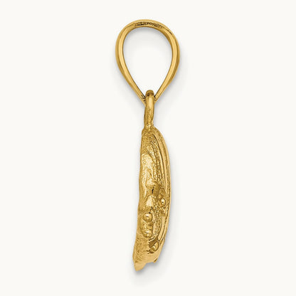2-D Polished Engraved Fish Charm — photo set