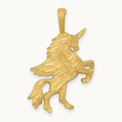 Unicorn Charm, 14K