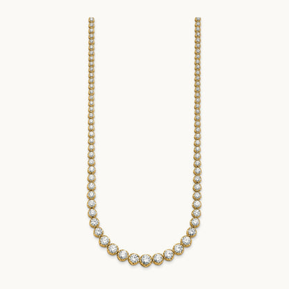 Graduated Tennis Necklace, 11.00 ct tw Lab-Grown Diamond