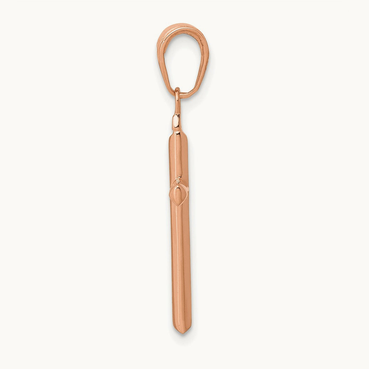 Reversible Latin Cross Pendant — 14K Rose Gold
