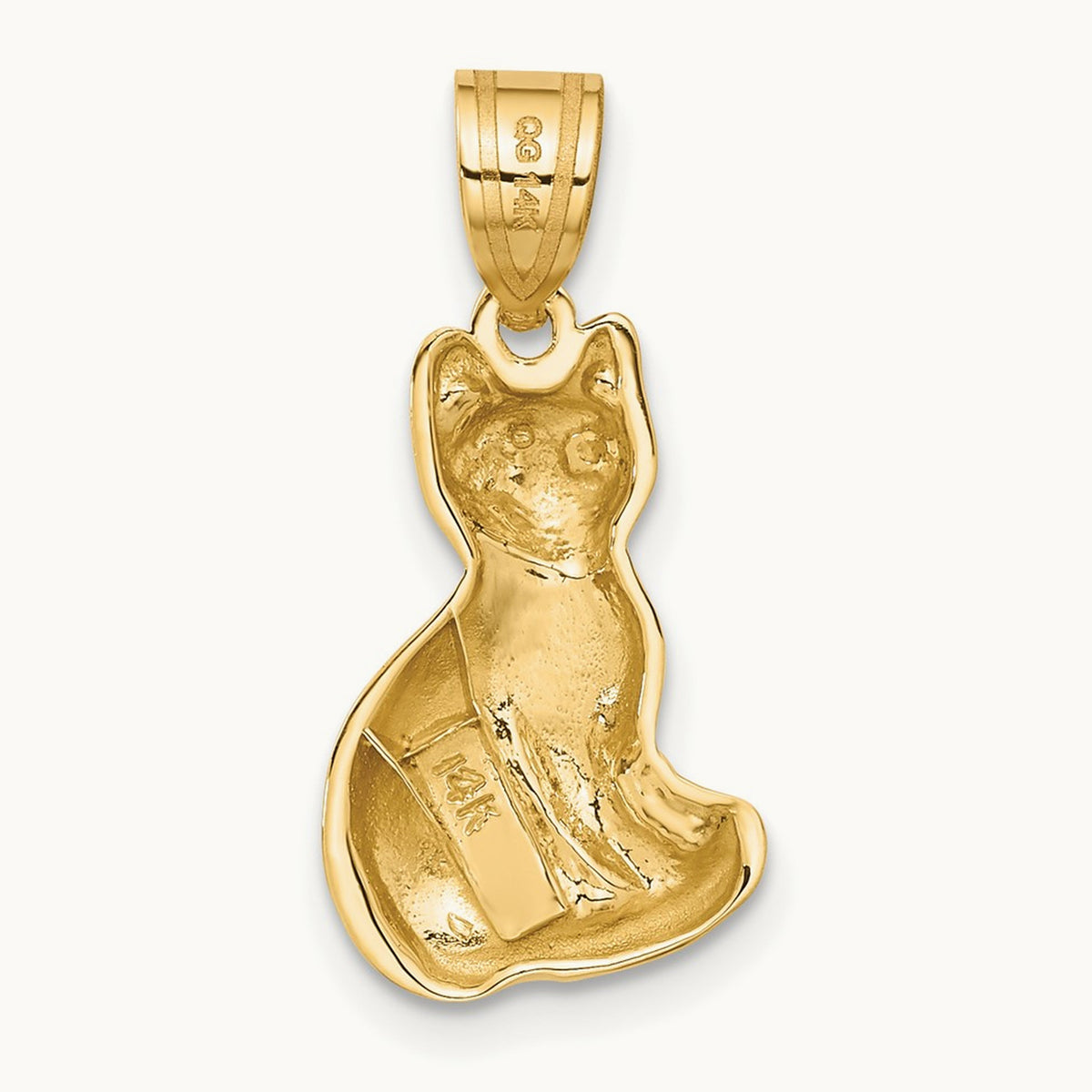 Cat Charm, 14K