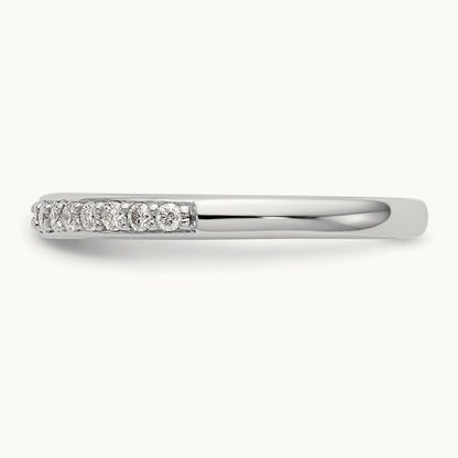 Diamond Wedding Band, 14K White Gold