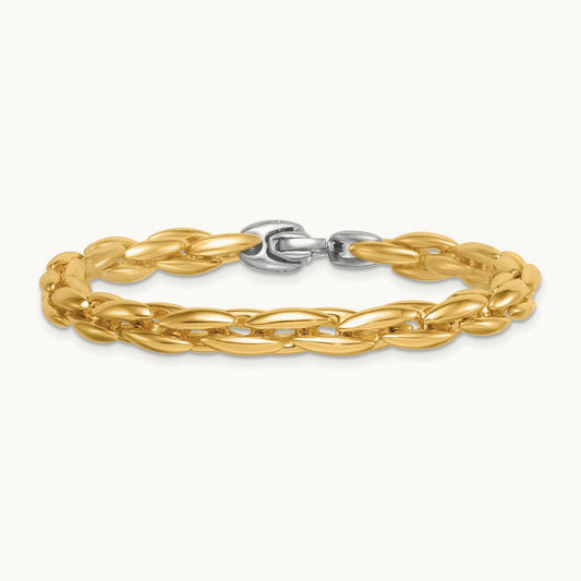 Polished Fancy Link Bracelet — photo set