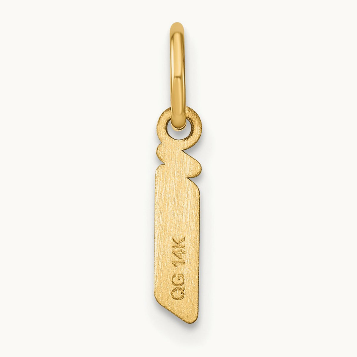Lowercase Initial Pendant — I