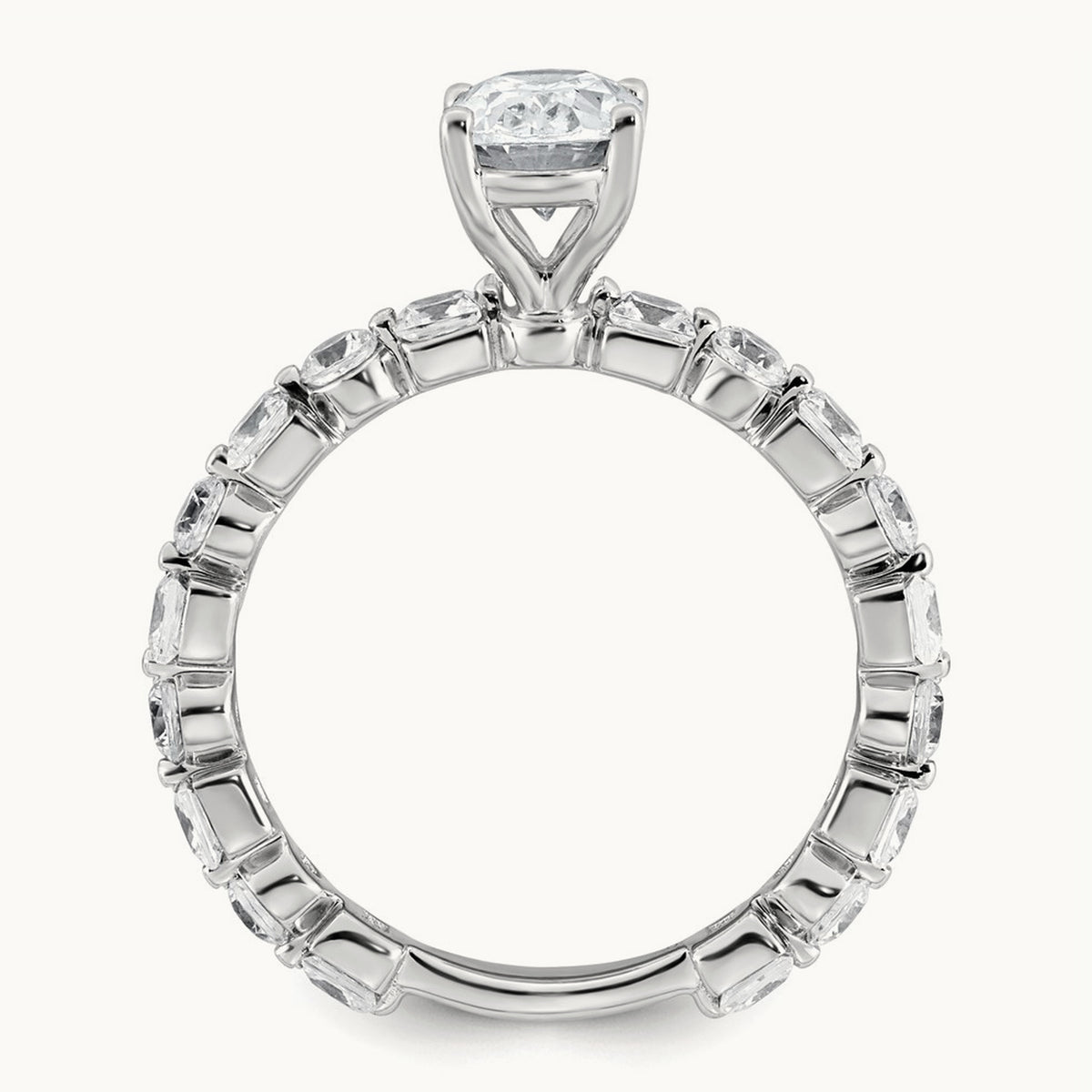 Oval Engagement Ring, 2.50 ct tw Lab-Grown Diamond