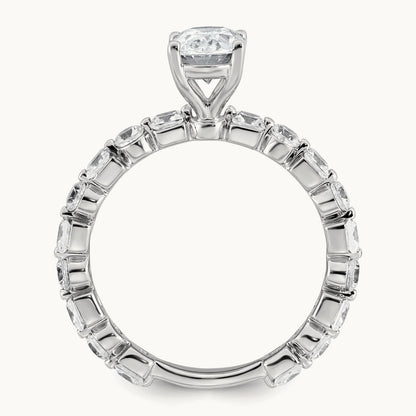 Oval Engagement Ring, 2.50 ct tw Lab-Grown Diamond