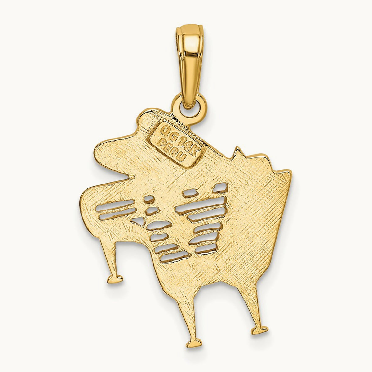 Piano Pendant, 14K