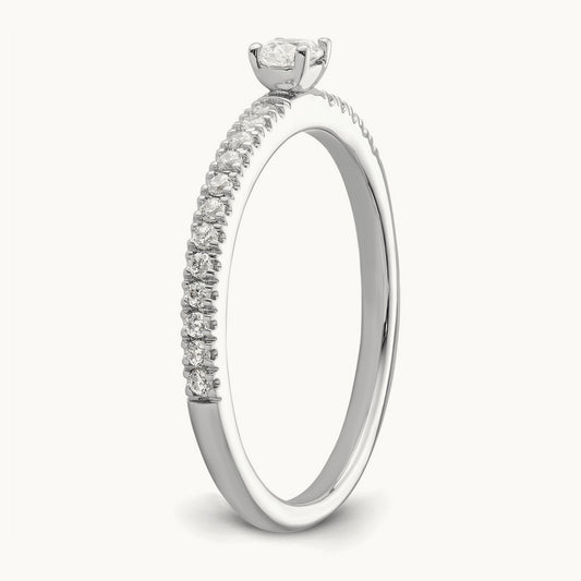 Promise Band, 0.25 ct tw Lab-Grown Diamond
