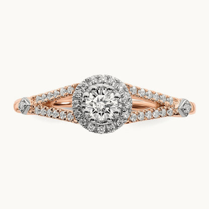 Diamond Complete Engagement Ring — photo set