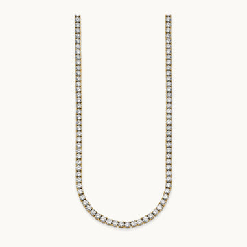 Straight Tennis Necklace, 18-24 ct Lab-Grown Diamond