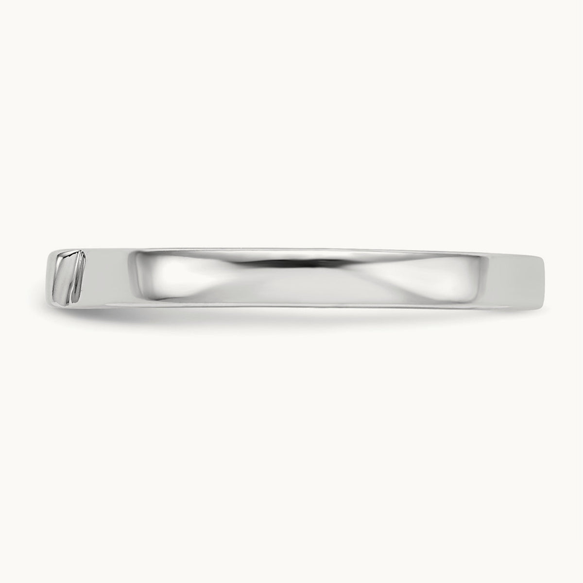 Wedding Band, 14K White Gold