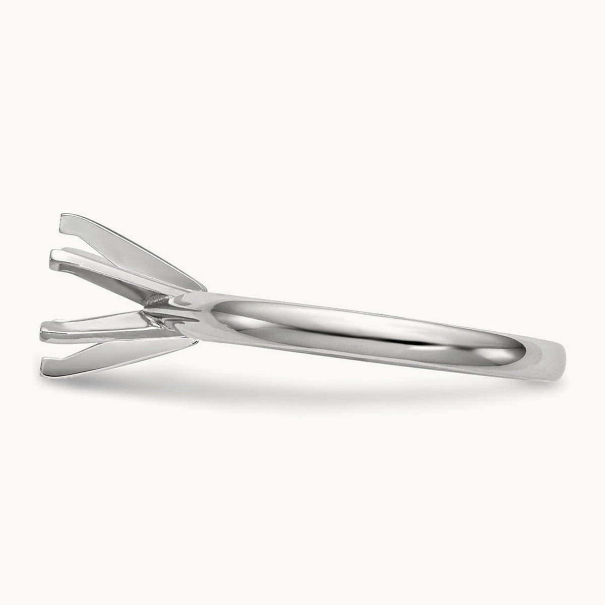 1.5ct. Lightweight Comfort-Fit 6-Prong Mounting, 14K White Gold